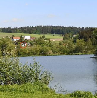 Blick zur Villa Königsdorf am See